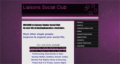 Desktop Screenshot of liaisonssocialclub.me.uk